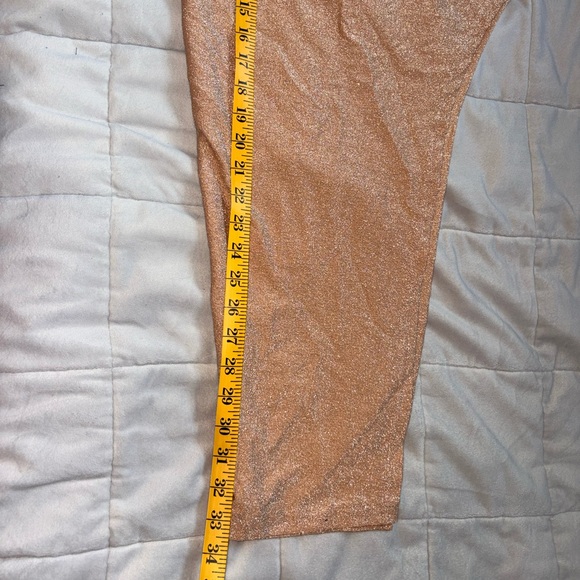 SHEIN Asymmetrical Sparkly Tan Skirt - Picture 6 of 10